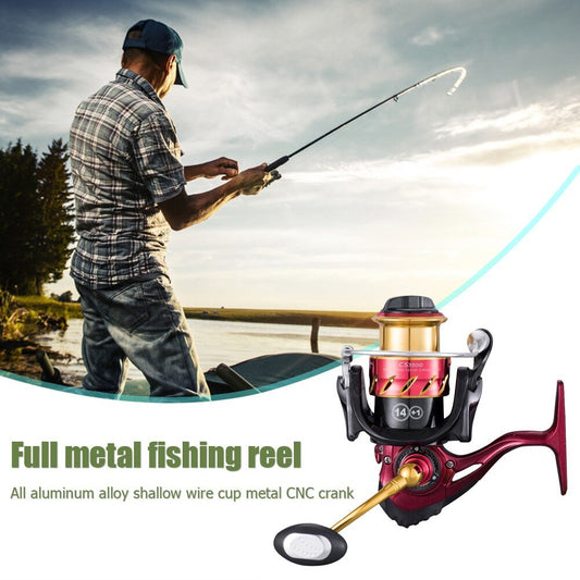 CS Spinning Fishing Wheel Reel Fishing Decors Gear Metal Spool Saltwater for Outdoor Fishing Portable Accessories-1