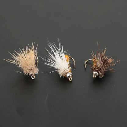 Fly Lure, 40pcs Fly Fishing Lure Artificial Bait Fly Lures Insect Lures with Hook Fishing Accessory